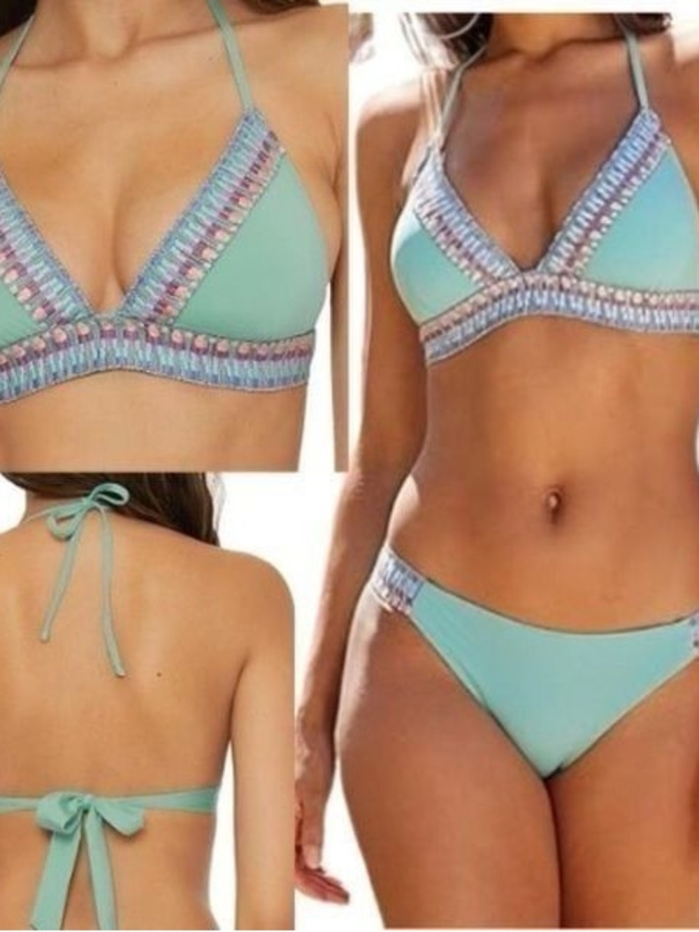 Becca Fiesta Avery Bikini Set Size L Mineral
